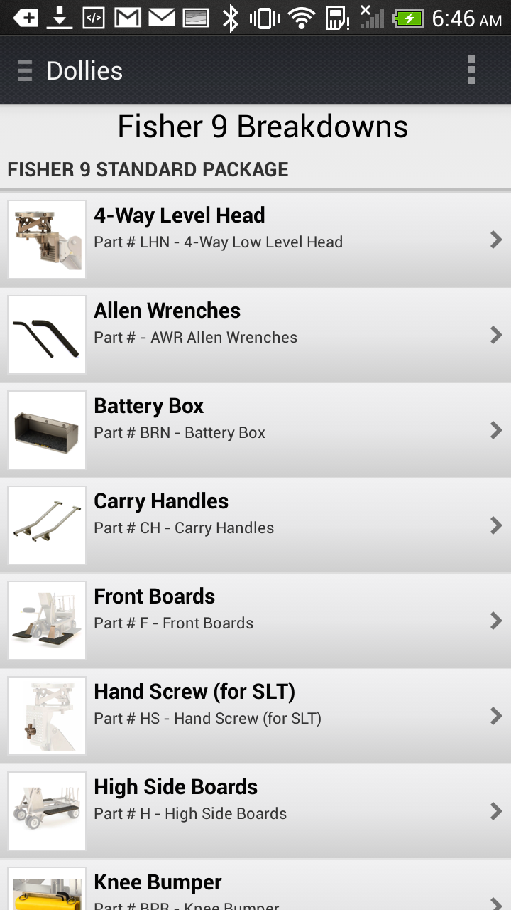 Android application GripApp for android screenshort