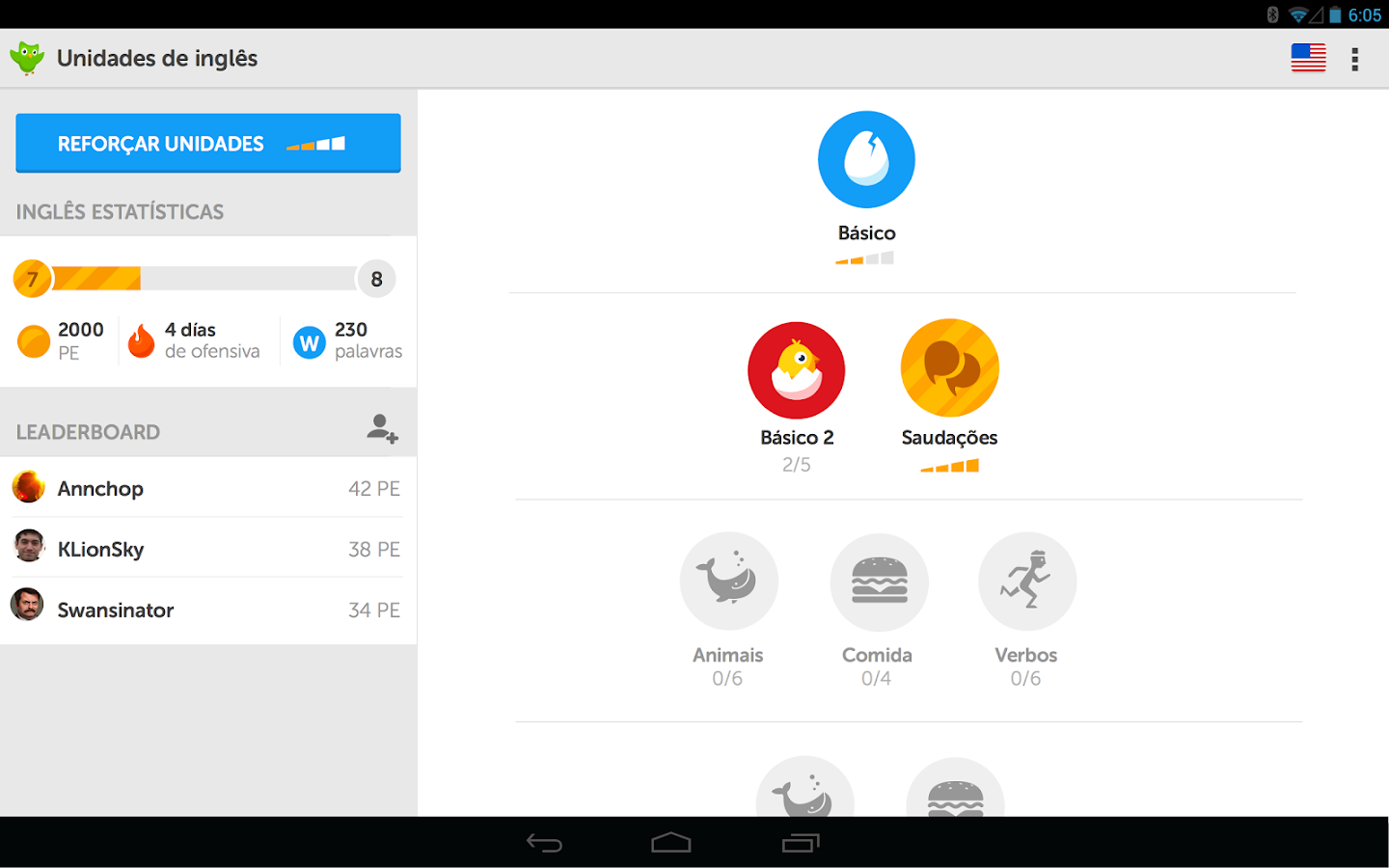 Duolingo: Inglês e Espanhol - screenshot