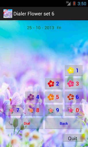 Dialer Flower 6