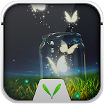 Cover Image of Télécharger Butterfly Locker Live Theme 1.02 APK