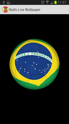 3D Ball Brazil LWP