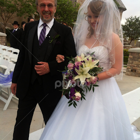 Father and Bride by Heather Parrish - Wedding Bride