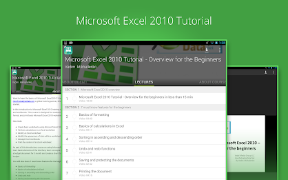 Learn Excel 2010 Free poster 4