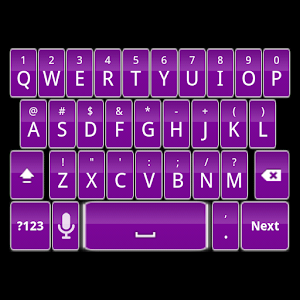 Purple Keyboard Skin v2