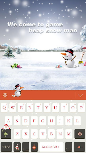 Snowflake Theme for iKeyboard