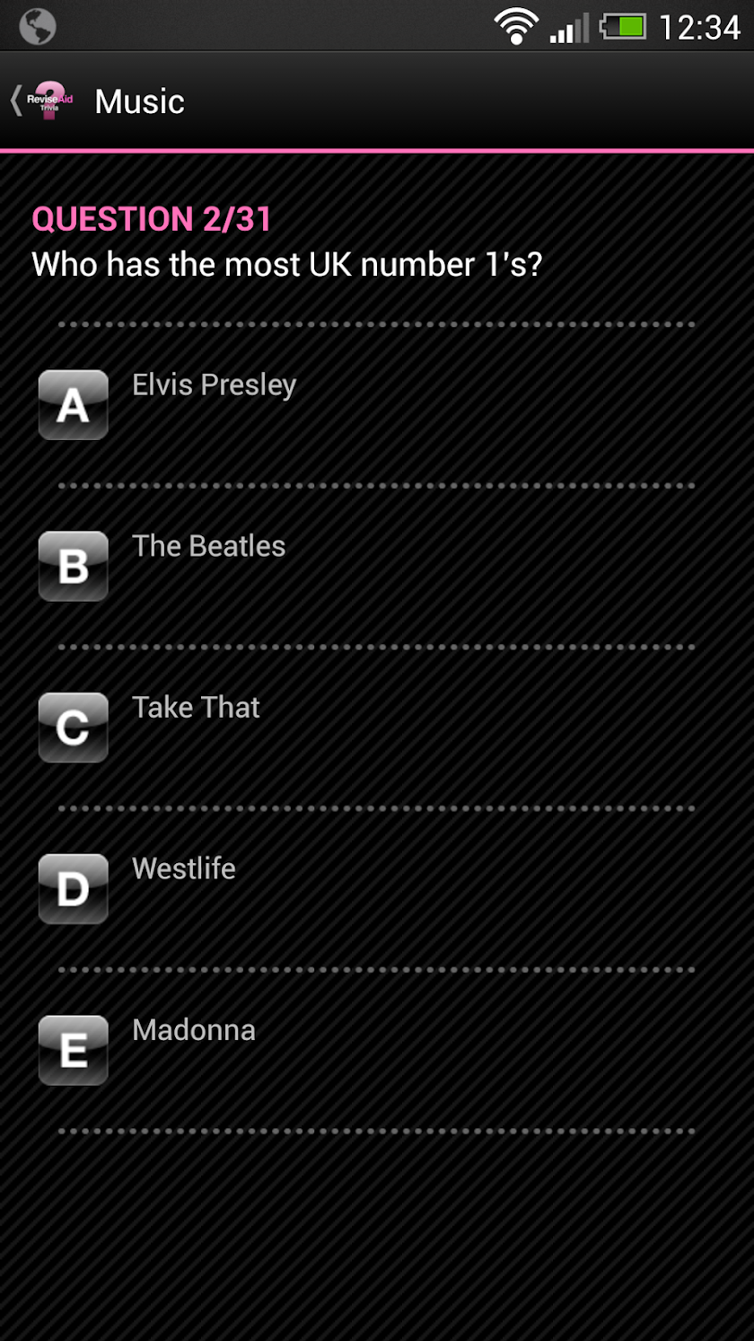 Trivia? Screen 3