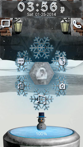 Winter 3D Go Locker Theme