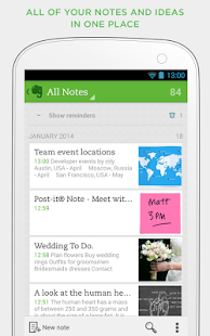 Evernote - screenshot thumbnail