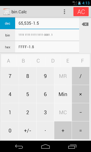 bin.Calc radix-calculator