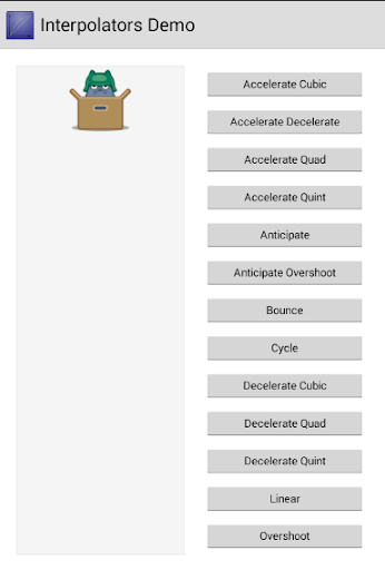 Interpolators Demo