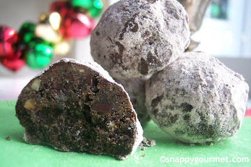 Mexican Chocolate Snowball Cookies