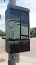 Overcast Waterscape Painted Utility Box Mural 