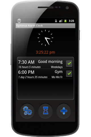 Optimus Alarm Clock Plus