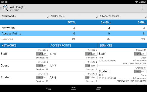 WiFi Insight Network Analyzer