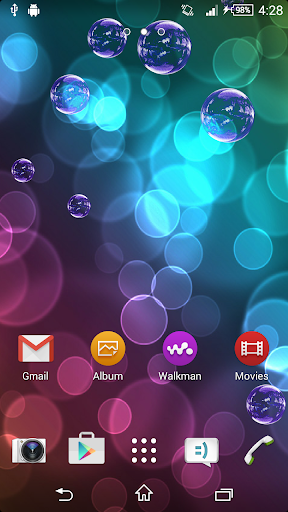 Colorful Bubble Live Wallpaper