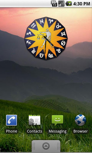 Libra Analog Clock Widget