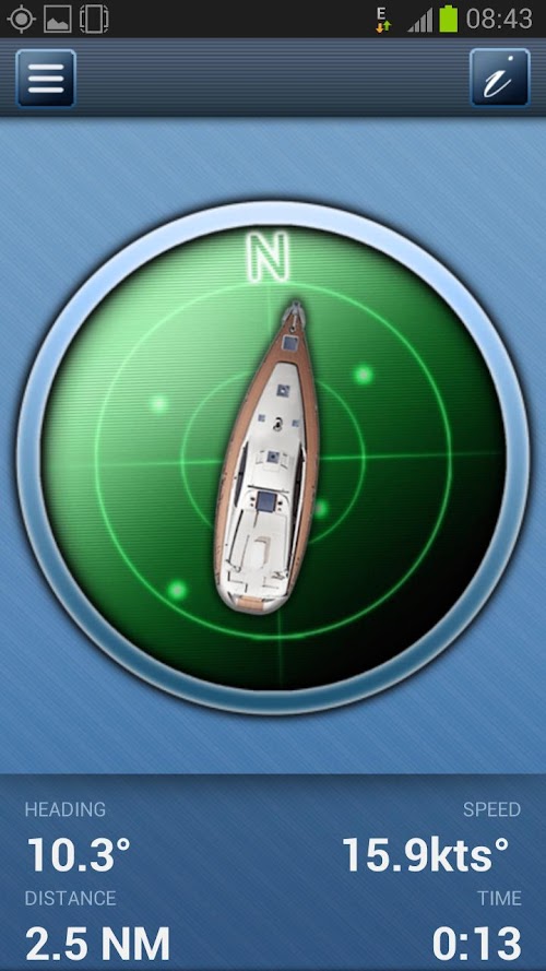 Android application SailPro screenshort