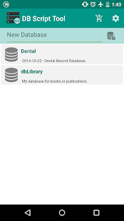Database Script Tool - screenshot thumbnail