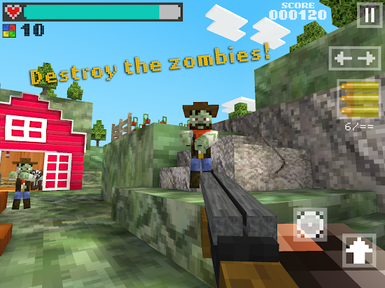 Block Gun 3D Zombie Farm Apk