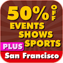 50% Off San Francisco Plus logo