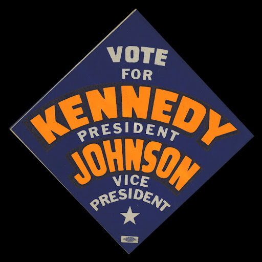 Political Campaign Bumper Sticker, "Vote for Kennedy President