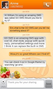 How to download GO SMS Pro New Year - Orange 1.0 mod apk for pc