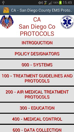 CA-San Diego Co EMS Protocols