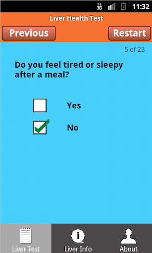 Liver Health Test App
