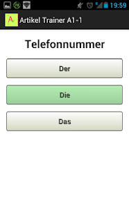 German Article Trainer Screenshots 2