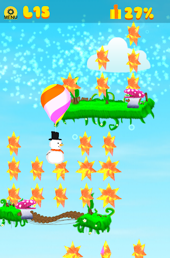 Snowman Falldown Game - Free