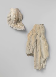 Head and Back of a Female Saint (Virgin and Child?)