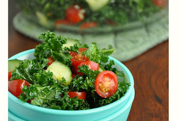 Garlicky Massaged Kale Salad with Chipotle Dressing