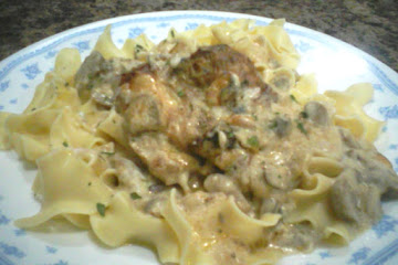 Creamy Mushrooms and Chicken