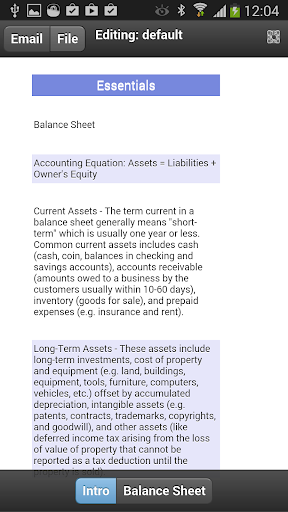 【免費財經App】Balance Sheet-APP點子