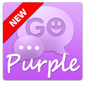 Purple GO SMS Theme