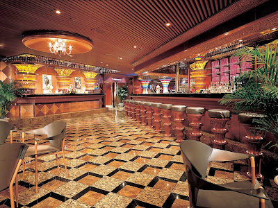 Stop in with some friends at the Drama Bar, on Carnival Elation's deck 9, for some live music and drinks.