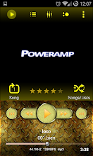 Poweramp Skin Yellow Metal APK Download for Android