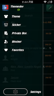 Scorpio Theme for GO SMS Screenshots 4