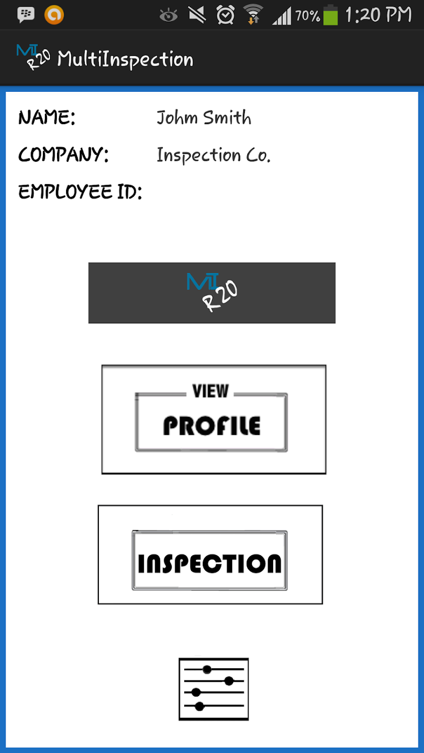 Multi-Inspection Report 20 Screen 2
