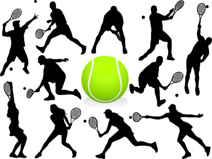 sports tennis pose