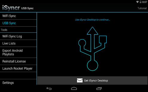 iSyncr for iTunes to Android - screenshot thumbnail