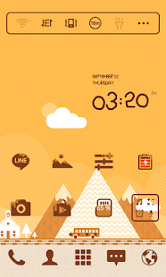 Caramel Town dodol Theme