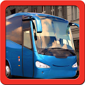 Shuttle bus driver Parking 3D icon