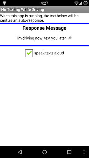 No Text - While Driving