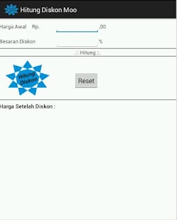 Lastest Hitung Diskon Moo APK for Android