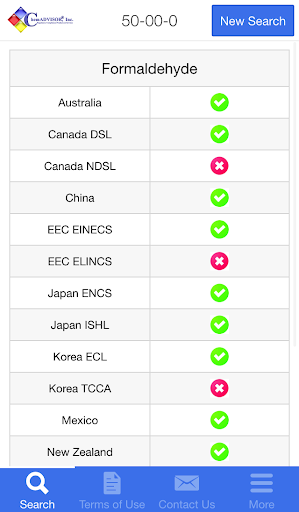 CA Chemical Inventory Search