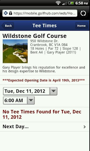 【免費運動App】Wildstone Golf Course-APP點子