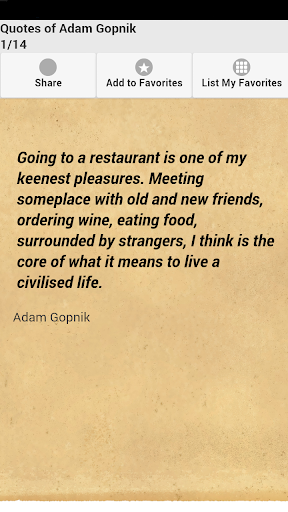 Quotes of Adam Gopnik