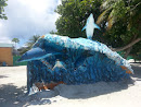 Dolphins Sculpture