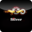 Silver GoLauncher EX theme logo